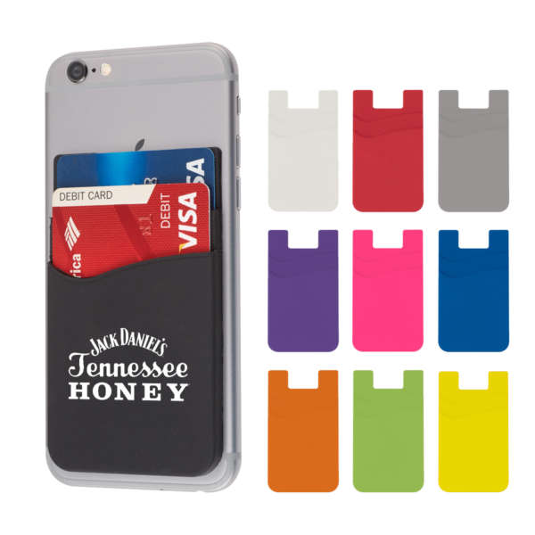 DUAL POCKET SILICONE PHONE WALLET - Image 2