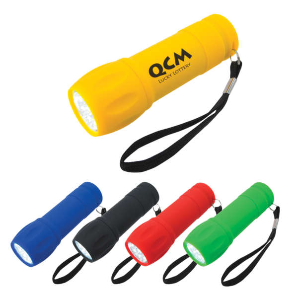 RUBBERIZED TORCH LIGHT WITH STRAP - Image 2