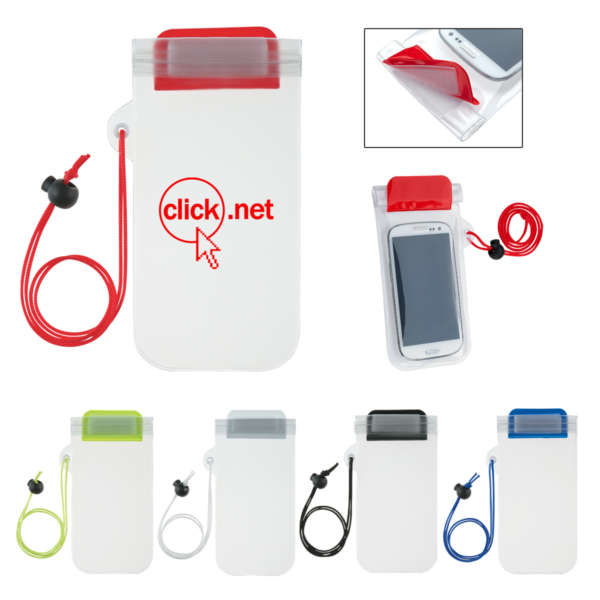 WATERPROOF PHONE POUCH WITH CORD - Image 2