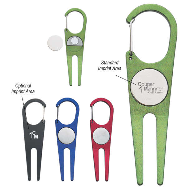 ALUMINUM DIVOT TOOL WITH BALL MARKER - Image 2