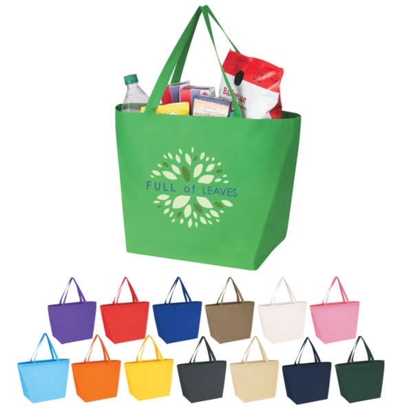 NON-WOVEN BUDGET SHOPPER TOTE BAG - Image 2