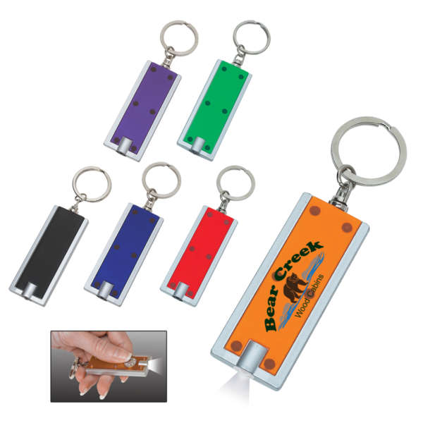 RECTANGULAR LED KEY CHAIN - Image 2