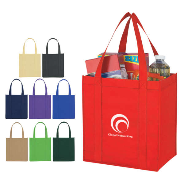 NON-WOVEN AVENUE SHOPPER TOTE BAG - Image 2