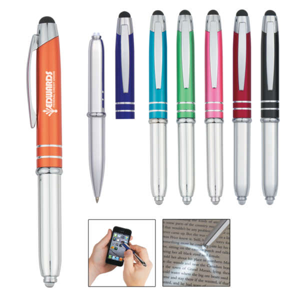 BALLPOINT STYLUS PEN WITH LIGHT - Image 2