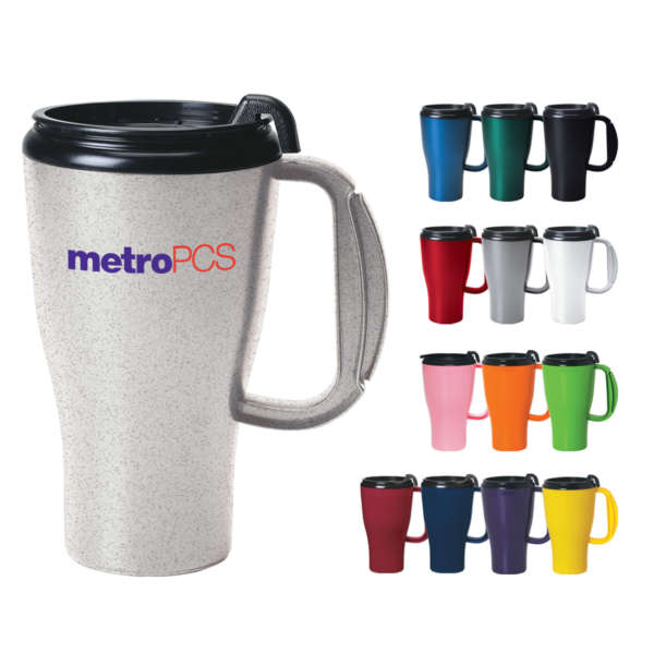 16 OZ. OMEGA MUG WITH SLIDER LID - Image 2