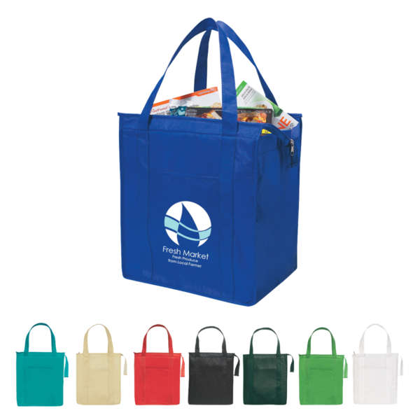 NON-WOVEN INSULATED SHOPPER TOTE BAG - Image 2