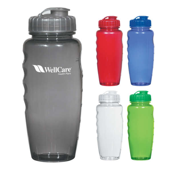 30 OZ. POLY-CLEAR™ GRIPPER BOTTLE - Image 2